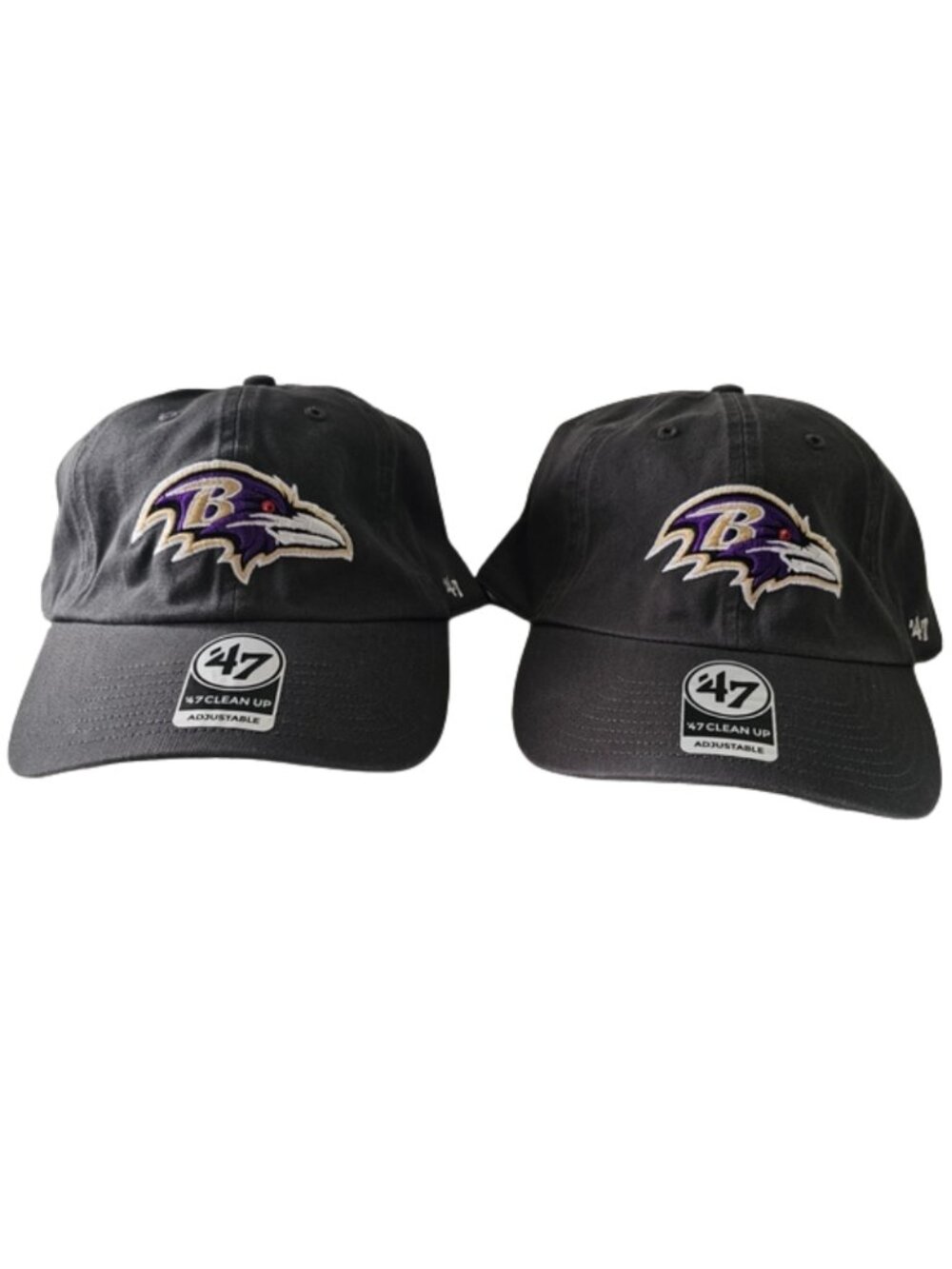 NWT '47 Brand Baltimore Ravens Dad Hat — Set of 2 | OSFA NFL Cap Bundle